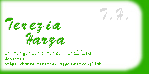 terezia harza business card